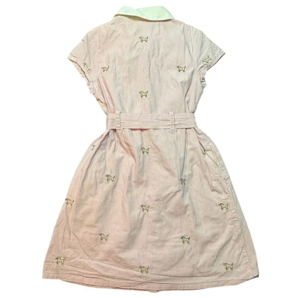 Gymboree Kids Belted Shirt Dress Size 6